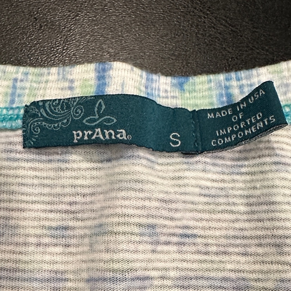 Prana Multicolor Striped Short Sleeve Tee - Picture 2 of 6